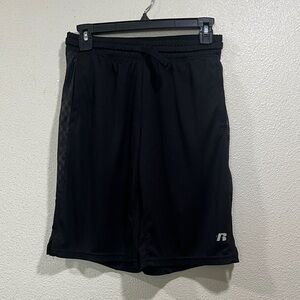 Russell Athletic Black Drawstring Shorts